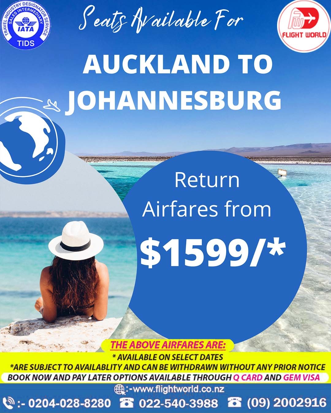 Auckland – Johannesburg